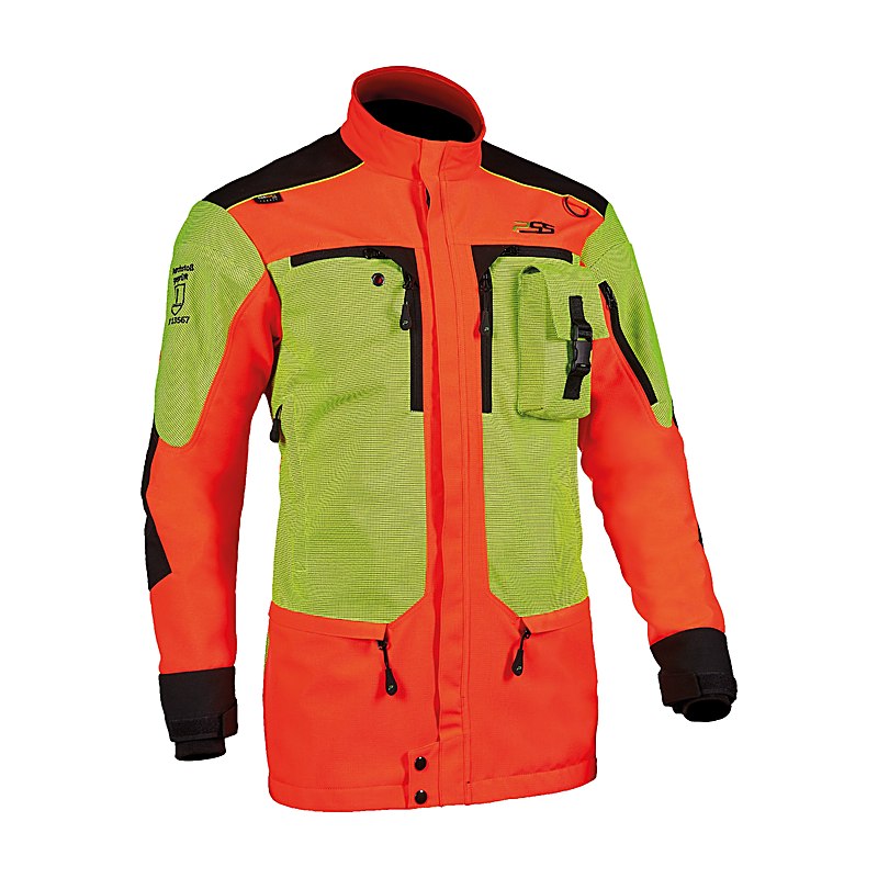 PSS Keilerschutzjacke X-treme Protect, rot-gelb, Größe XL
