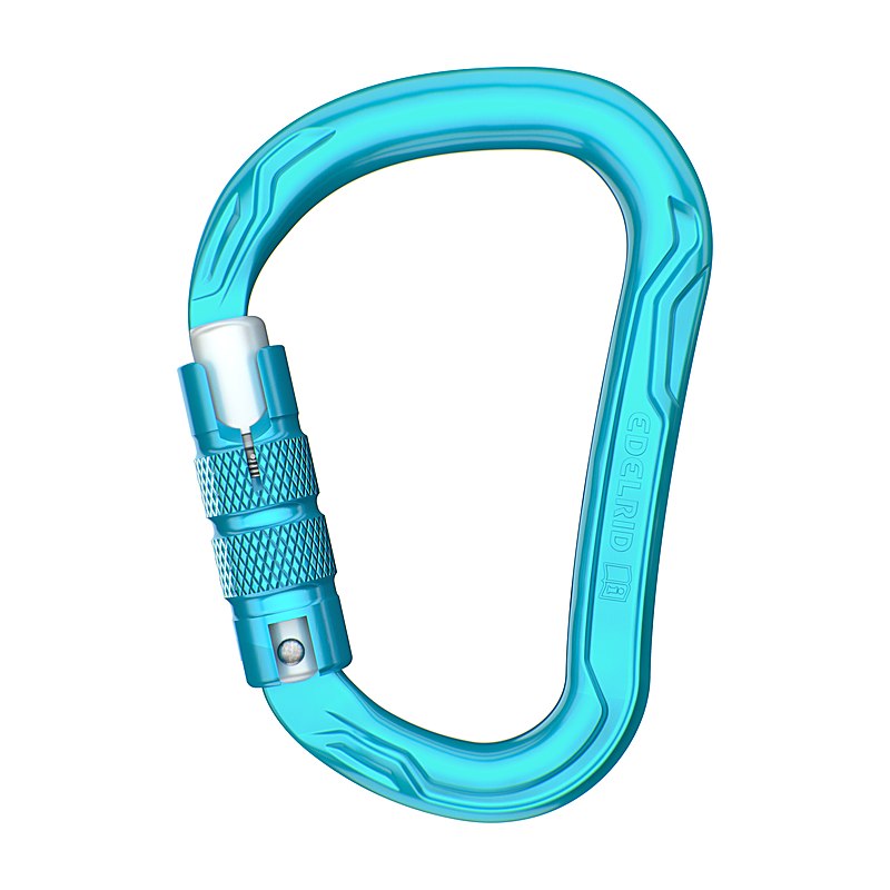 Edelrid Karabiner HMS Big Bo Trilock, icemint