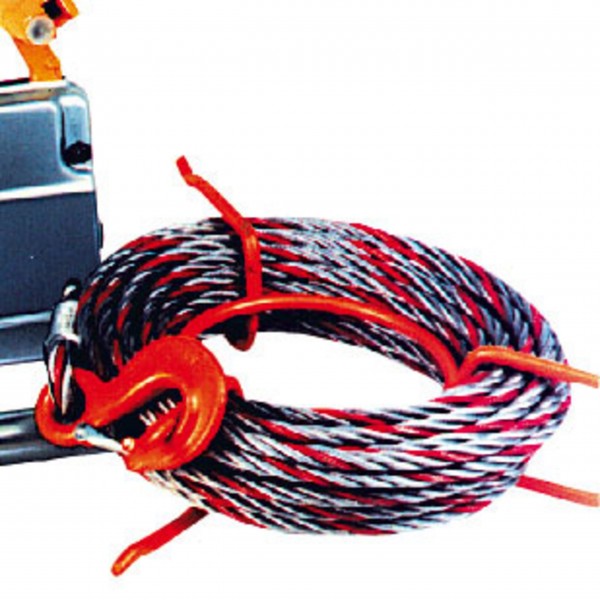 Greifzug-Seil - 11,5 mm Ø - mit Haken und Spitze