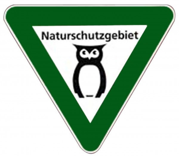 Schild Naturschutzgebiet