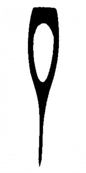 Manche de hache Nordforest pour des œillets de forme ovale, avec pied de biche prononcé