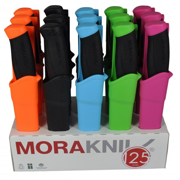 Morakniv Messer Companion Colour-Mix, Karton á 15 Stück