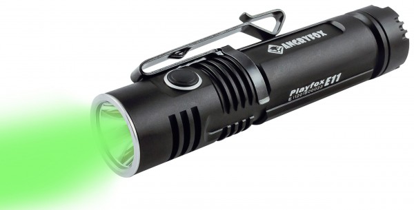 Angryfox Taschenlampe E11, Grünes Licht