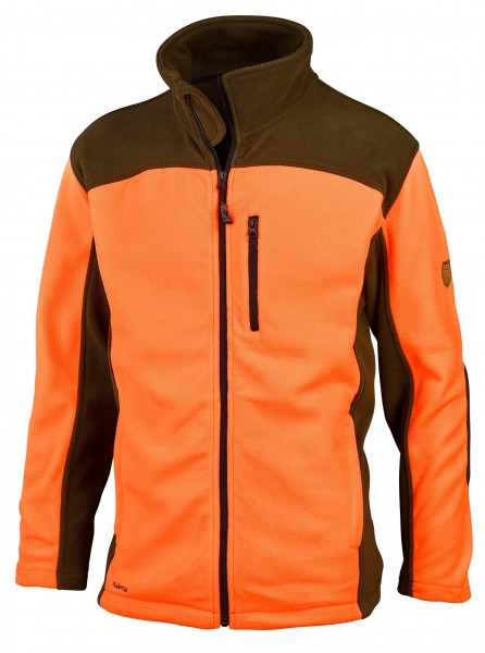 Hubertus Herren-Fleecejacke zweifarbig