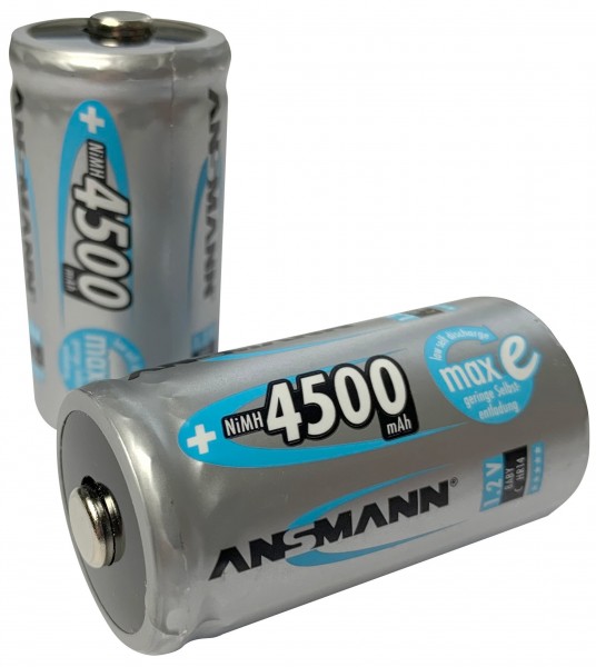 6 Stück 1,2 V NiMH Akkus 4500 mAh