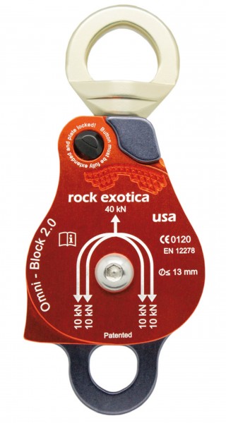 Rock Exotica Seilrolle Omni Block 2,0" Double, EN 12278