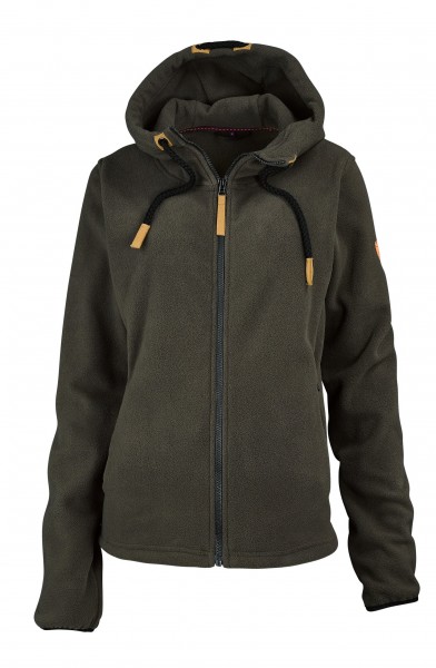 Hubertus Damen Fleecejacke | Fleecejacken | Jacken Hubertus Damen Fleecejacke Coral mit Kapuze aus weichem