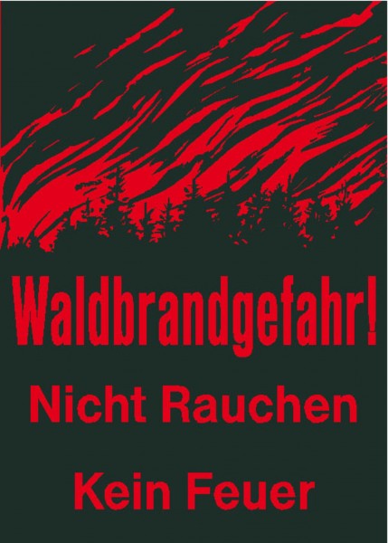 Schild Waldbrandgefahr