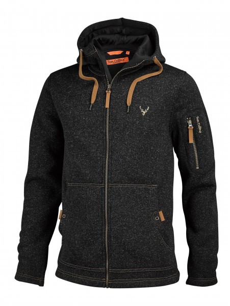 Tom Collins Herren-Strickfleecejacke