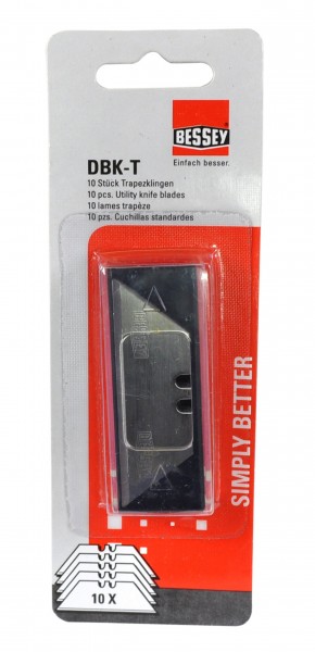 Bessey Ersatz-Trapezklingen für Cutter-Messer Nr. 50-099