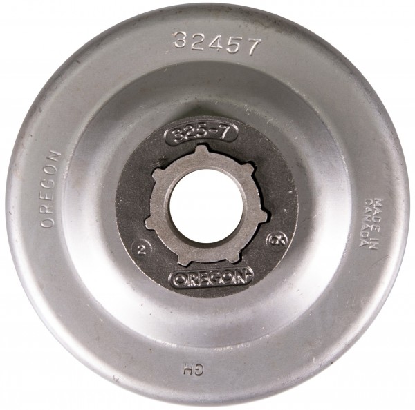 Pignon annulaire Oregon .325", 7 dents, taille du moyeu : petite