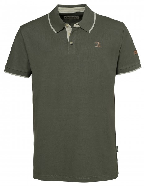 Percussion Herren-Poloshirt Piqué mit Stickerei