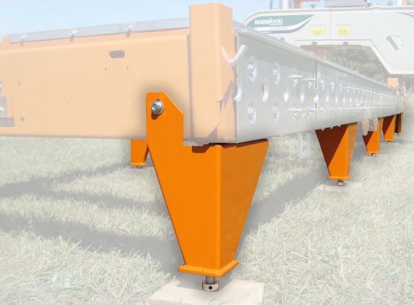 Norwood 2er Set Stützfüße für Sägewerke LM 30 und HD 36