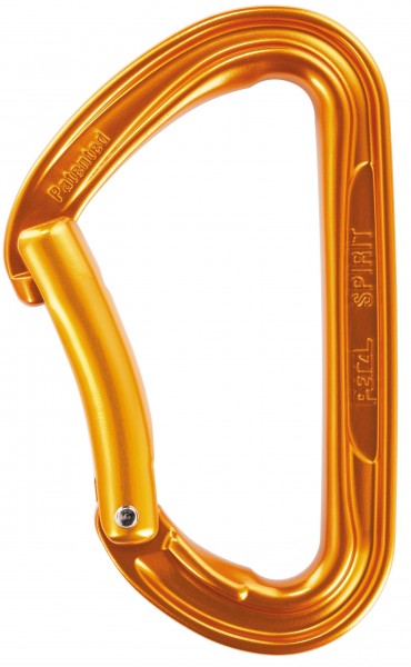 Petzl Schnappkarabiner Spirit gebogen