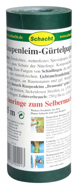Raupenleim-Gürtelpapier 25 m