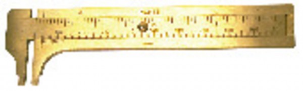 Pocket Brass Slide Caliper