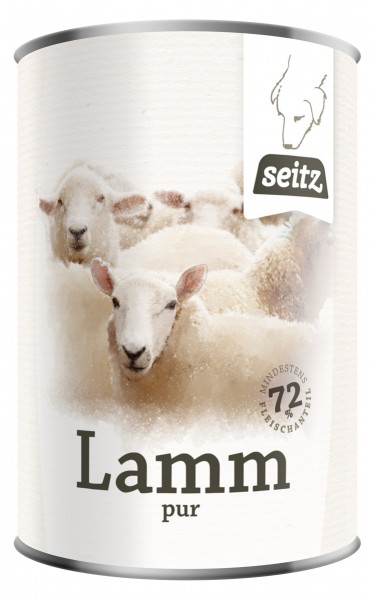 Seitz Dosennahrung 6 x Lamm pur