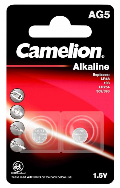 Camelion Batterien AG5/LR48 Knopfzelle