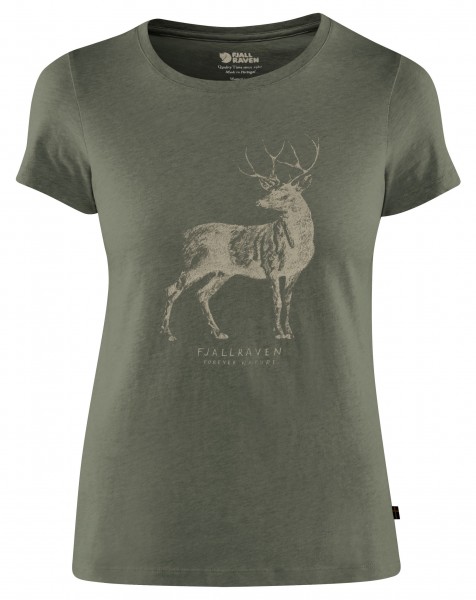 Fjällräven Damen-T-Shirt Deer Print