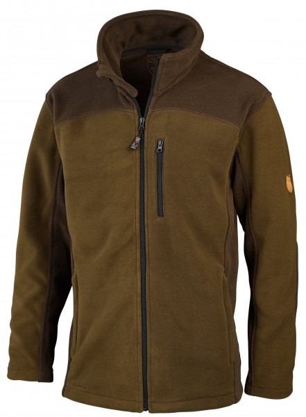 Hubertus Herren-Fleecejacke zweifarbig