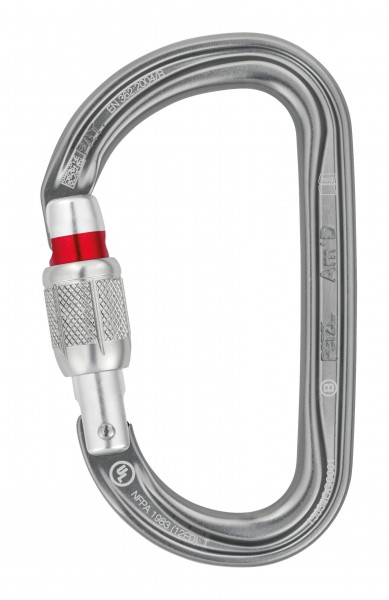 Karabiner Am´D Screw-Lock, Alu - EN 362