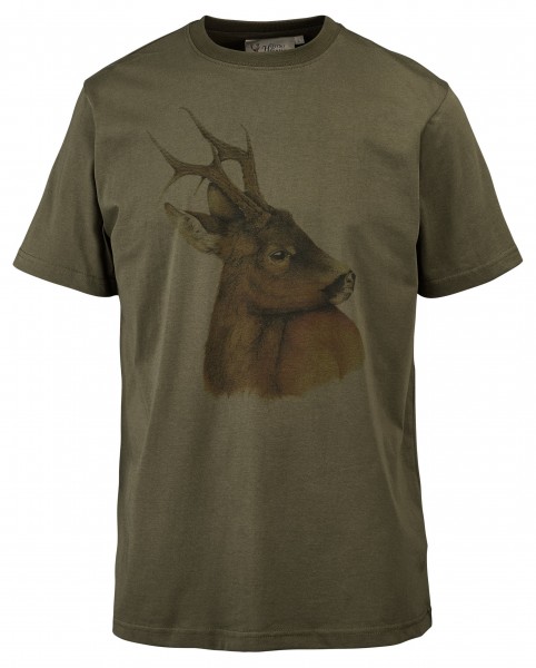 Hubertus Herren-T-Shirt Rehbock