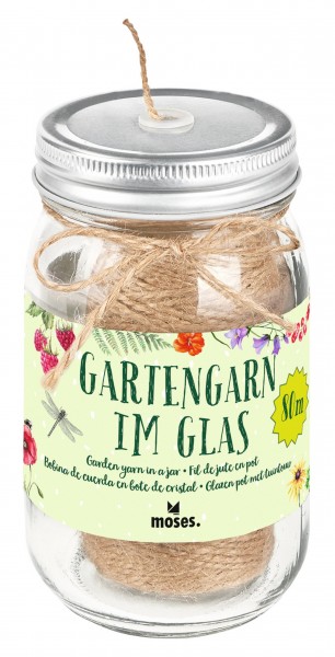 Gartengarn im Glas