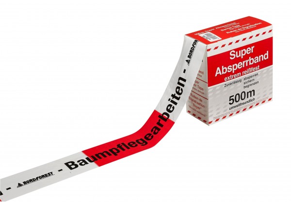 Nordforest Absperrband Baumpflegearbeiten