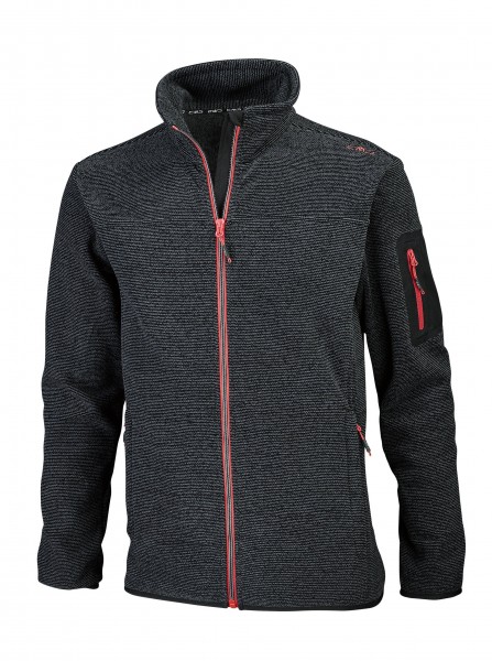 CMP Herren-Jacquard-Fleecejacke