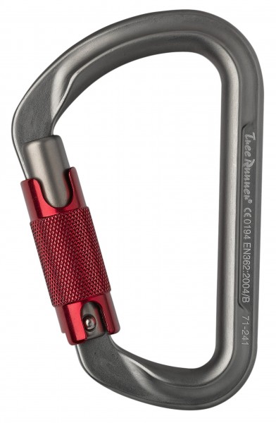 Tree Runner Karabiner D-Trilock groß, Alu - EN 362