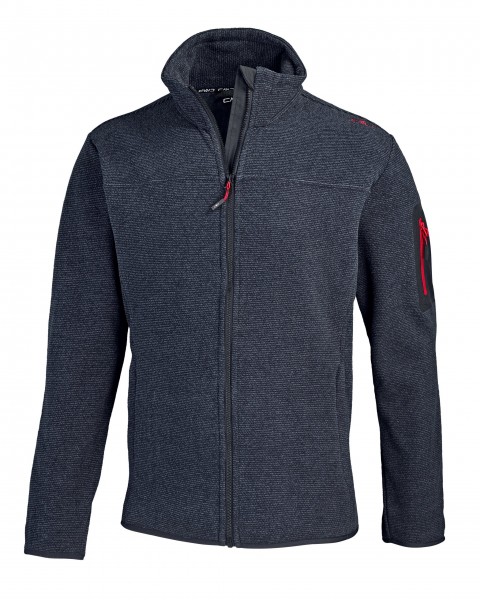 CMP Herren-Jacquard-Fleecejacke