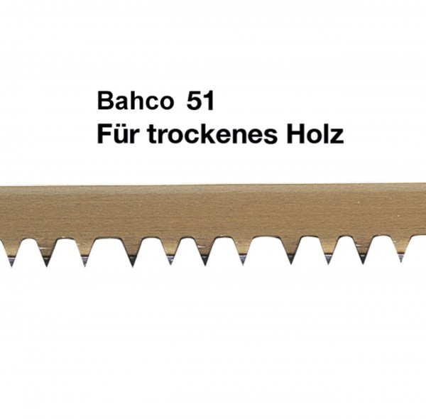 Replacement Saw Blade Bahco Nr. 51 for Dry Timber, 530 mm